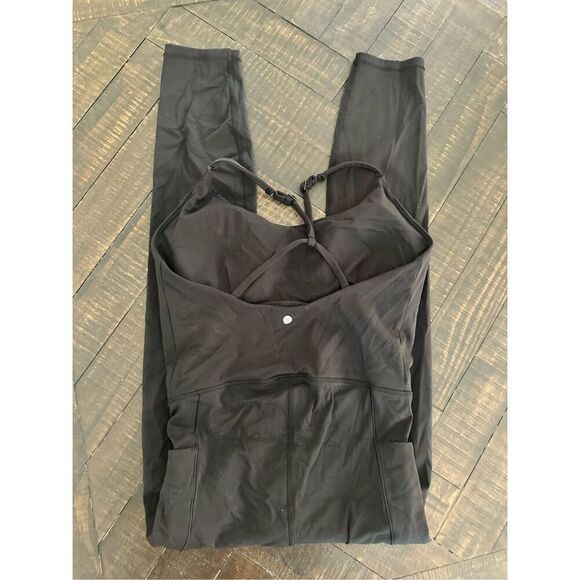 Calia Black One Piece Workout Yoga Jumpsuit With Adjustable Straps Medium - Picture 3 of 5